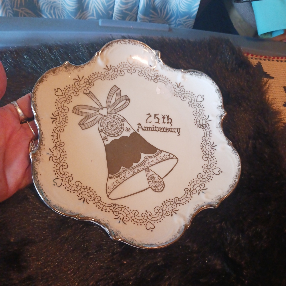 25th Anniversary Decorative Plate